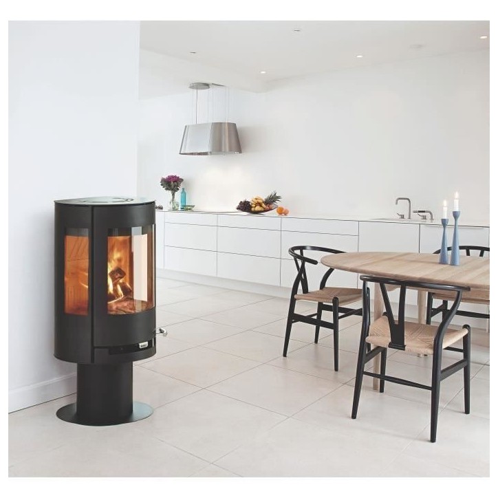 Poele a bois - ADURO 9.3 - 50294 - 6 KW - Noir Poele a bois - ADURO 9.3 - 50294 - 6 KW - Noir