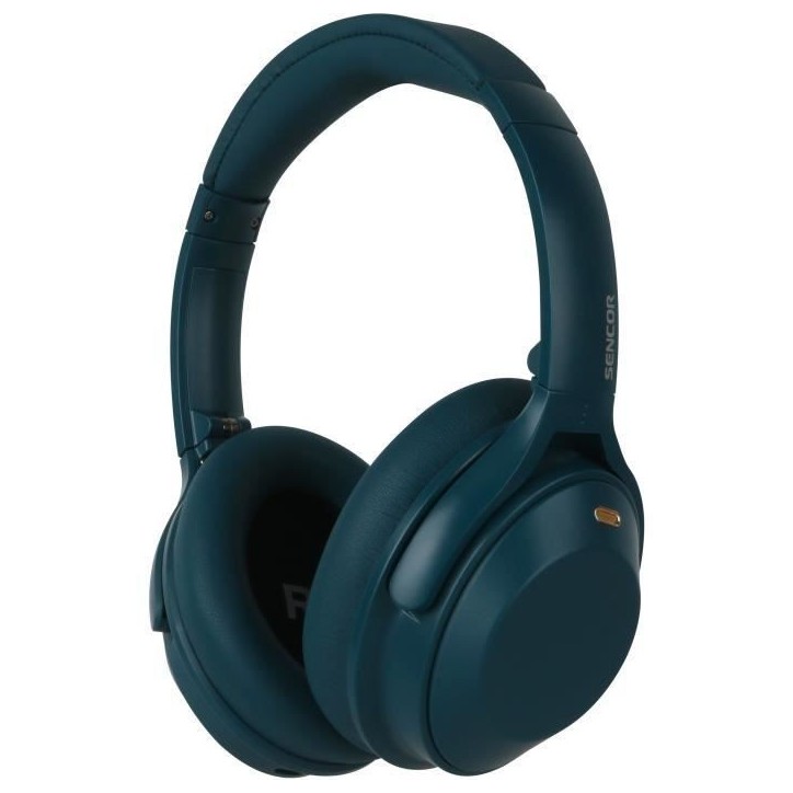 Casque Bluetooth - SENCOR - SEP CORPORATE - Annulation active du bruit - IPX4 - Bleu