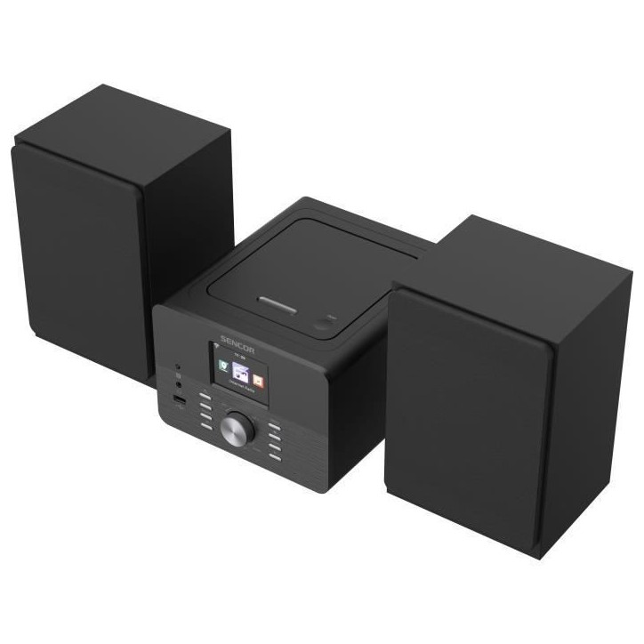 Micro-chaîne audio - SENCOR - SMC 5100WDB - 50 W - CD/MP3, radio internet/DAB+, Wi-Fi - Noir