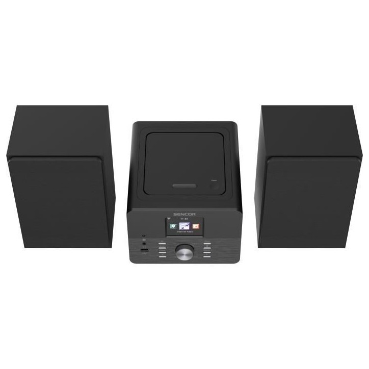 Micro-chaîne audio - SENCOR - SMC 5100WDB - 50 W - CD/MP3, radio internet/DAB+, Wi-Fi - Noir
