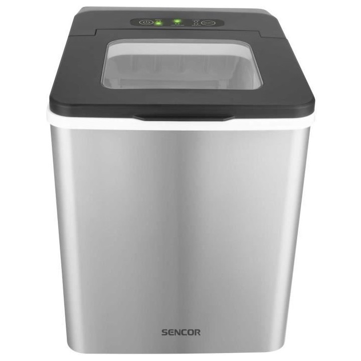 Machine a glaçons - SENCOR - SIM 3400SS - 150 W - 1,8 L - Cuve 500 g - Cycle 7/15 min - Inox