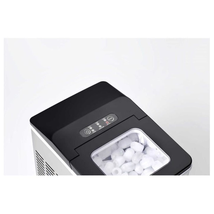 Machine a glaçons - SENCOR - SIM 3400SS - 150 W - 1,8 L - Cuve 500 g - Cycle 7/15 min - Inox