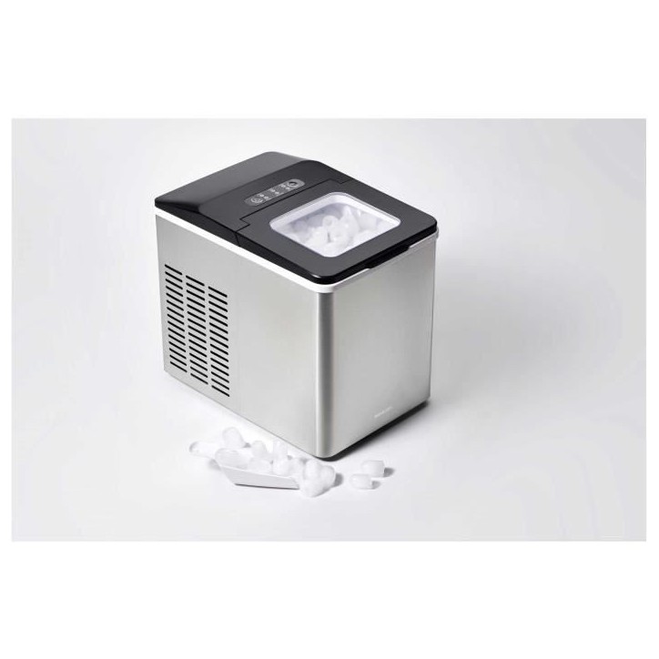 Machine a glaçons - SENCOR - SIM 3400SS - 150 W - 1,8 L - Cuve 500 g - Cycle 7/15 min - Inox