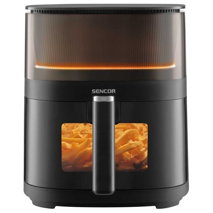 Friteuse a air chaud - SENCOR - SFR 5050BK - Capacité 5 L - 10 programmes de cuisson - 1500 W - Noir