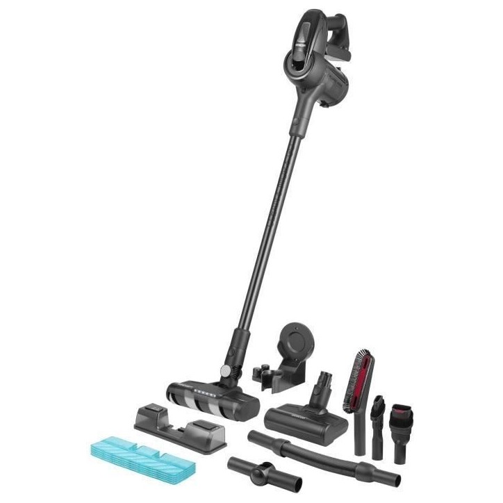 Aspirateur balai 4-en-1 - SENCOR - SVC 8776BK - 400 W - 50 min - 0,5 L - Noir