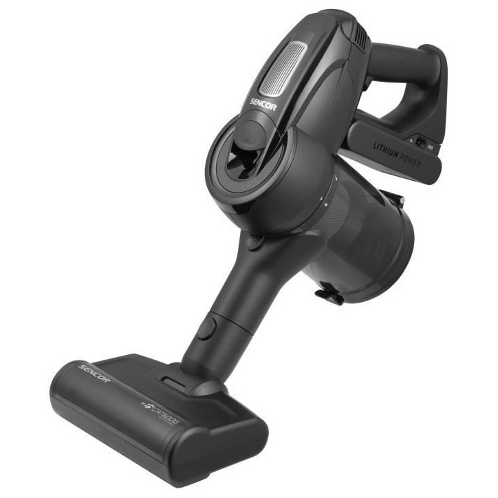 Aspirateur balai 4-en-1 - SENCOR - SVC 8776BK - 400 W - 50 min - 0,5 L - Noir