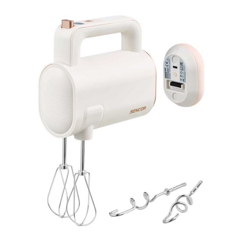 Batteur a main - SENCOR - SHM 9130WH - 8 vitesses - Sans fil - Blanc Batteur a main - SENCOR - SHM 9130WH - 8 vitesses - Sans fil - Blanc