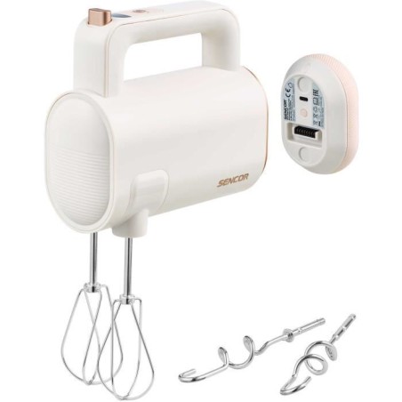 Batteur a main - SENCOR - SHM 9130WH - 8 vitesses - Sans fil - Blanc