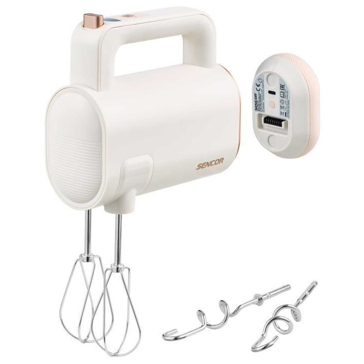 Batteur a main - SENCOR - SHM 9130WH - 8 vitesses - Sans fil - Blanc