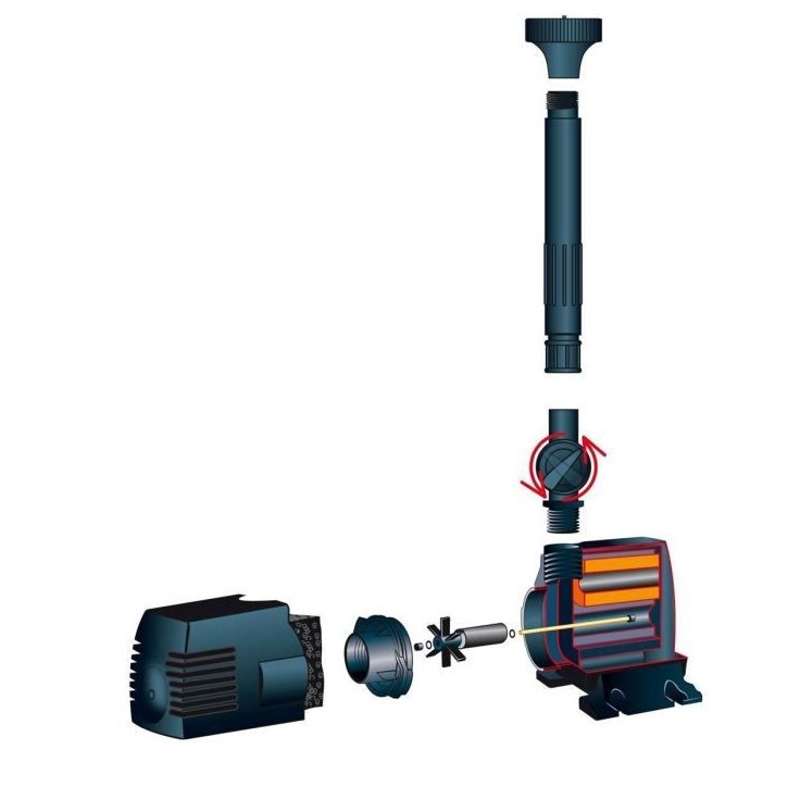 Pompe de bassin UBBINK Xtra 900 - débit 900l/h - puissance 18 watts Pompe de bassin UBBINK Xtra 900 - débit 900l/h - puissance 18 watts