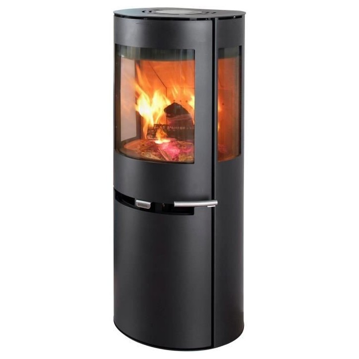 Poele a bois - ADURO 9.5 - 50299 - 6 KW - Noir