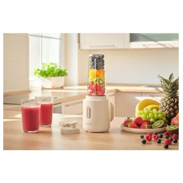 Mixeur a Smoothie - SENCOR - SBL 9130WH - 11,1 V - LED - Blanc