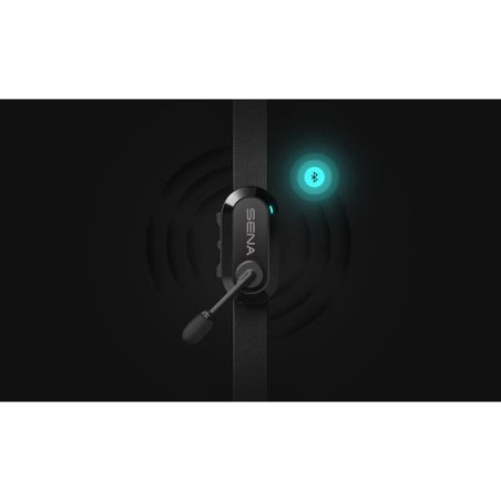 Oreillette - SENA - Bikom 20 - Bluetooth - Microphone - Portée 800 m - 7h d'autonomie - USB-C - Noir