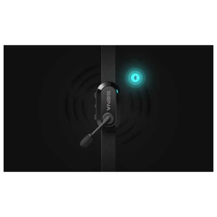 Oreillette - SENA - Bikom 20 - Bluetooth - Microphone - Portée 800 m - 7h d'autonomie - USB-C - Noir
