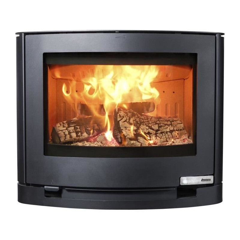 Poele a bois suspendu - ADURO 15-3 - 50554 - 6,5 KW - Noir
