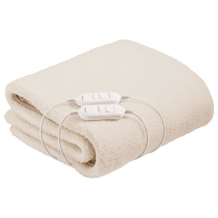 Couverture chauffante - SENCOR - SUB 291 - 120 W - 2 personnes - Blanc