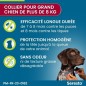 SERESTO Chien Collier Anti-Puces et Anti-Tiques +8kg 2 unités