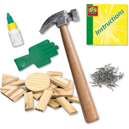 Atelier de menuiserie - SES CREATIVE - Kit complet - Jouets en bois