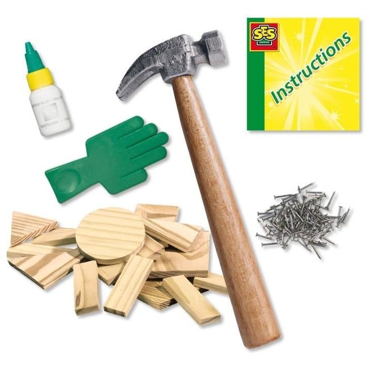 Atelier de menuiserie - SES CREATIVE - Kit complet - Jouets en bois