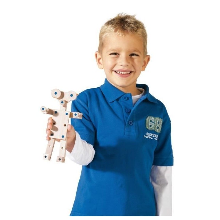 SES CREATIVE Kit pour le jeune ébéniste - Jeu de construction de jouets - Bois