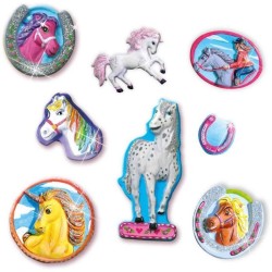 Moulage et peinture - SES CREATIVE - Chevaux fantaisie - Figurines en