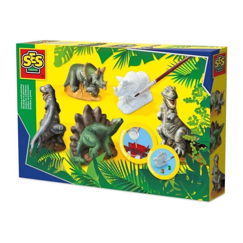 Moulage et peinture - SES CREATIVE - Dinosaures - Musée de dinosaures Moulage et peinture - SES CREATIVE - Dinosaures - Musée de dinosaures