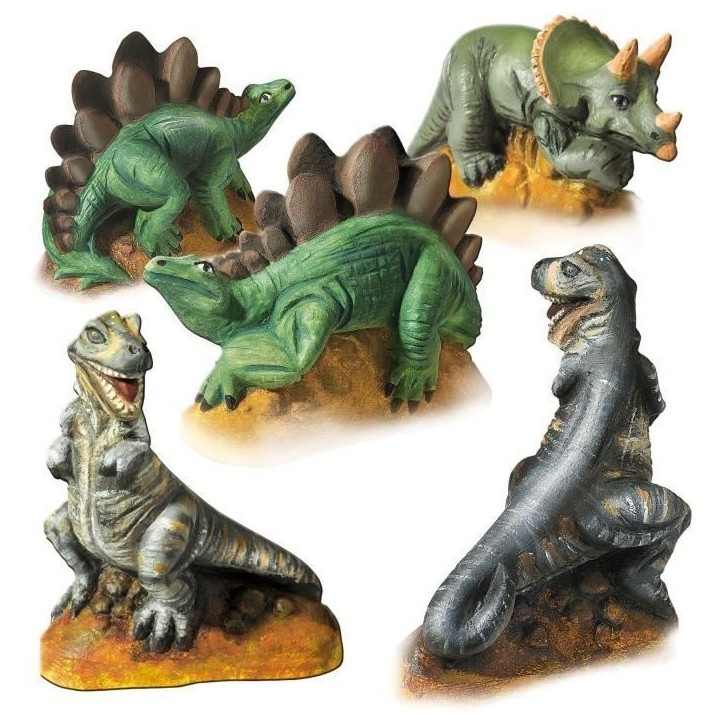 Moulage et peinture - SES CREATIVE - Dinosaures - Musée de dinosaures