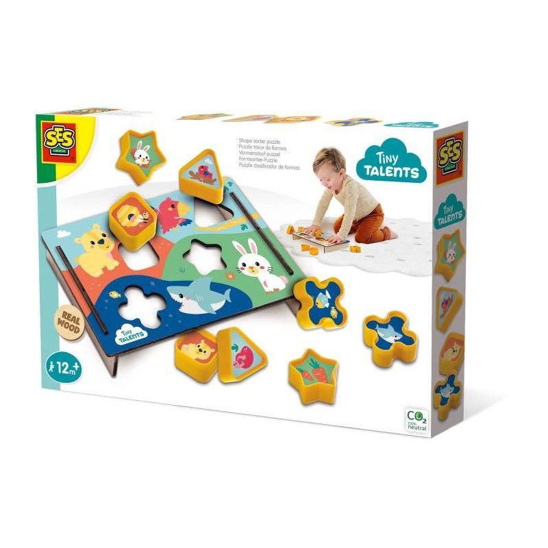 Puzzle trieur de formes - SES CREATIVE Puzzle trieur de formes - SES CREATIVE
