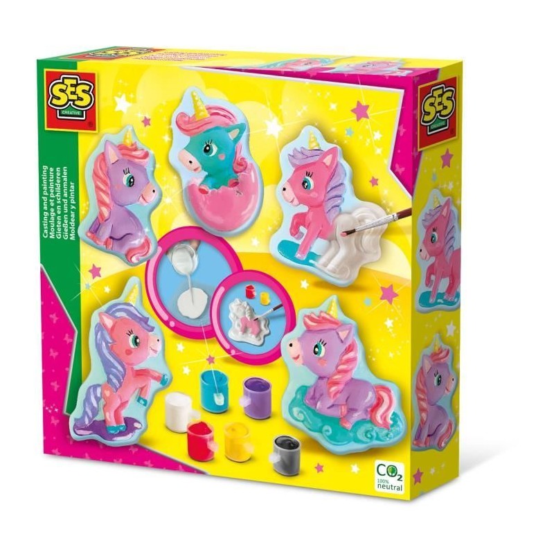 Moulage et peinture - Bébés licornes - SES CREATIVE - Mouler et pein Moulage et peinture - Bébés licornes - SES CREATIVE - Mouler et pein