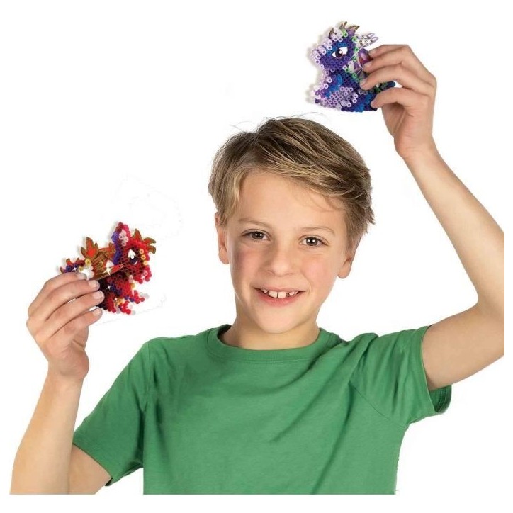 Perles a repasser - Dragons - SES CREATIVE - Fabrique 3 types de dragons en 3D. Perles a repasser - Dragons - SES CREATIVE - Fabrique 3 types de dragons en 3D.