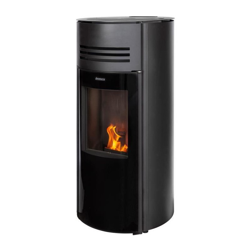 Poele a pellets - ADURO - P1 - 50702B - 8 KW - Noir Poele a pellets - ADURO - P1 - 50702B - 8 KW - Noir