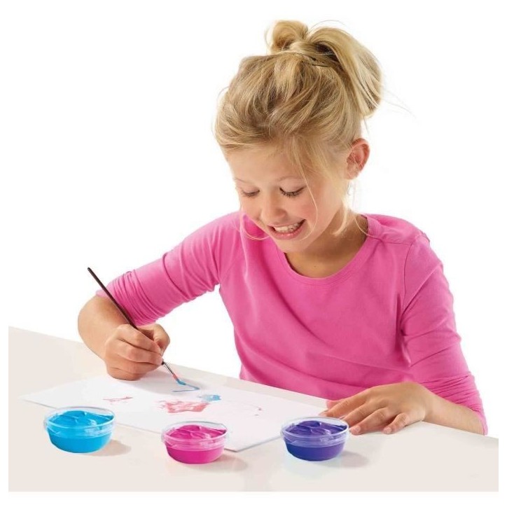 Gouache trendy (6x45ml) - SES CREATIVE - Couleurs vives et opaques, 6 super couleurs.