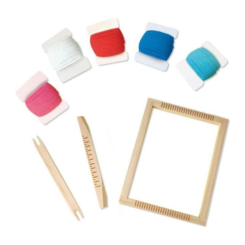 SES CREATIVE Jeu de Tissage - Avec fils de différentes couleurs SES CREATIVE Jeu de Tissage - Avec fils de différentes couleurs