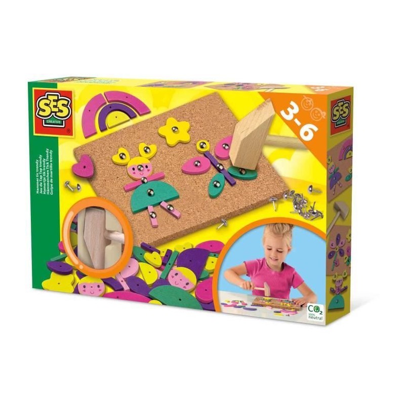 Jeu de Tap Tap trendy - SES CREATIVE - Couleurs vives et actuelles et Jeu de Tap Tap trendy - SES CREATIVE - Couleurs vives et actuelles et
