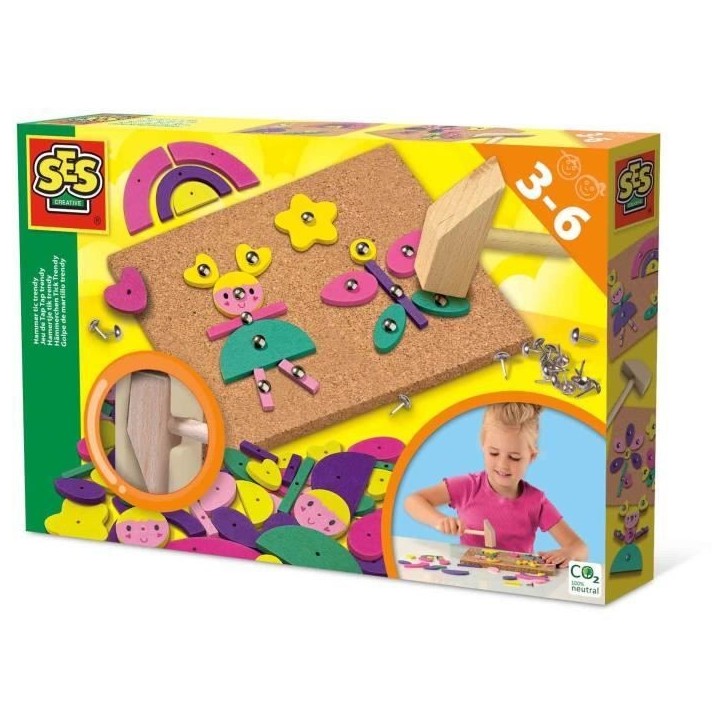 Jeu de Tap Tap trendy - SES CREATIVE - Couleurs vives et actuelles et formes inédites