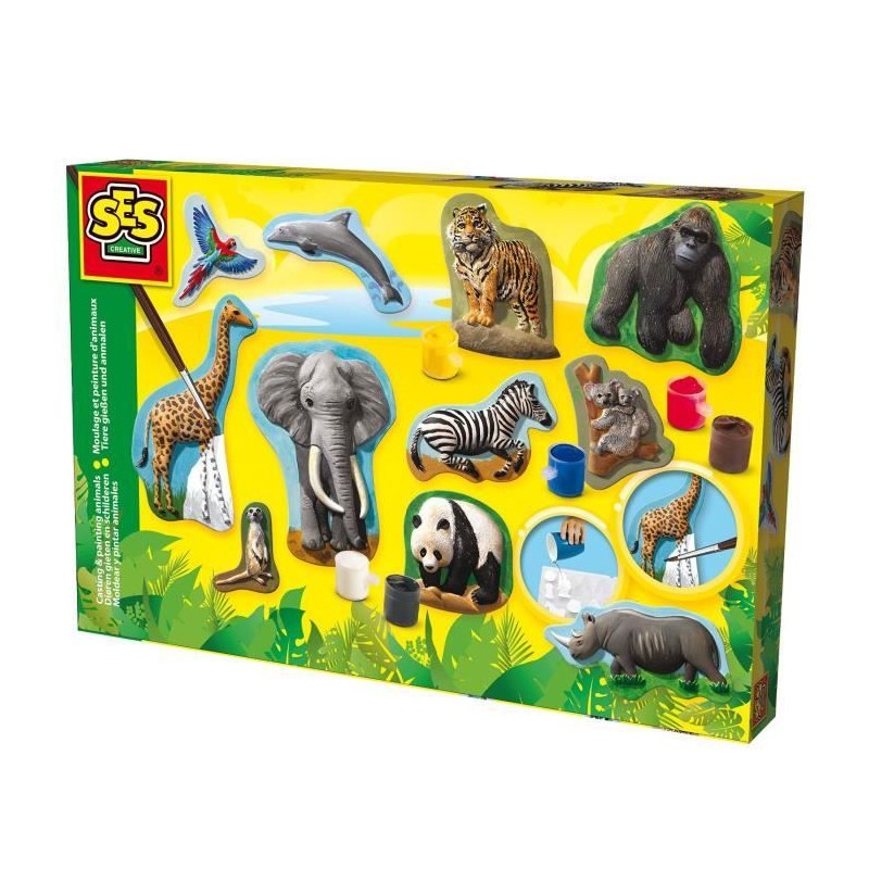 SES CREATIVE - Moulage et peinture Animaux en plâtre - a partir de 5 SES CREATIVE - Moulage et peinture Animaux en plâtre - a partir de 5
