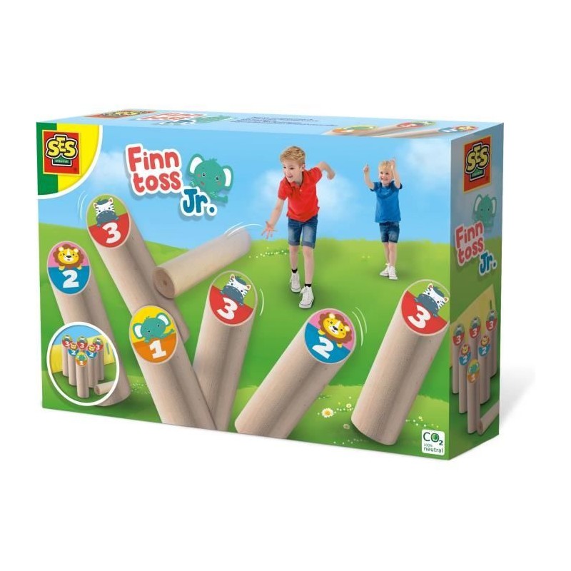 Jeu de lancer finlandais junior - SES CREATIVE - Finntoss Jr. - Bois - Jeu de lancer finlandais junior - SES CREATIVE - Finntoss Jr. - Bois -