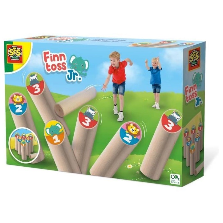 Jeu de lancer finlandais junior - SES CREATIVE - Finntoss Jr. - Bois - Marron - A partir de 4 ans Jeu de lancer finlandais junior - SES CREATIVE - Finntoss Jr. - Bois - Marron - A partir de 4 ans