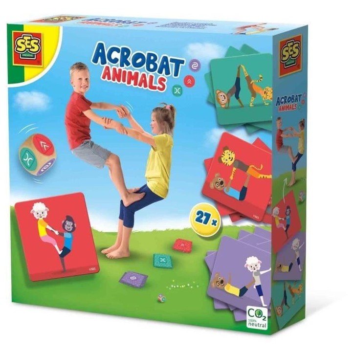 Animaux acrobates - Jeu d'adresse - SES CREATIVE - Activité hilarante pour le jeu en plein air.