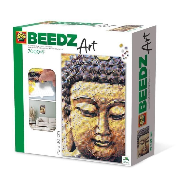 Kit Perles a Repasser Bouddha 7000 - SES CREATIVE - Enfant - Multicolo Kit Perles a Repasser Bouddha 7000 - SES CREATIVE - Enfant - Multicolo