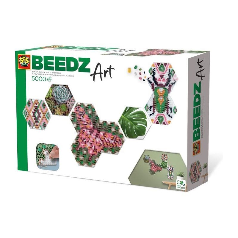 Perles de fusion - SES CREATIVE - BEEDZ Art - Hex Tiles Chevaux Perles de fusion - SES CREATIVE - BEEDZ Art - Hex Tiles Chevaux