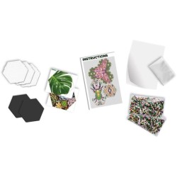 Perles de fusion - SES CREATIVE - BEEDZ Art - Hex Tiles Chevaux