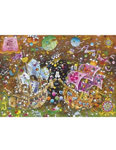 Puzzle - CLEMENTONI - Mordillo The Kiss - Paysage et nature - 6000 pieces