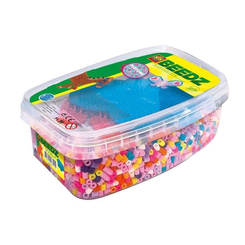SES CREATIVE - Kit de 5000 perles a repasser parfumées Chevaux et pap SES CREATIVE - Kit de 5000 perles a repasser parfumées Chevaux et pap