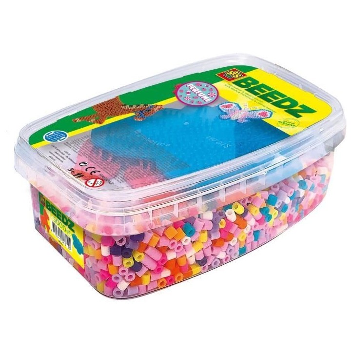SES CREATIVE - Kit de 5000 perles a repasser parfumées Chevaux et papillons SES CREATIVE - Kit de 5000 perles a repasser parfumées Chevaux et papillons