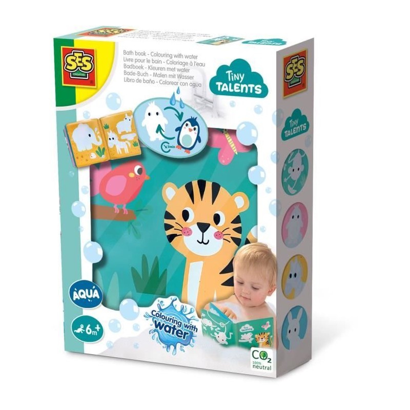 Livre pour le bain - Coloriage a l'eau - SES CREATIVE Livre pour le bain - Coloriage a l'eau - SES CREATIVE