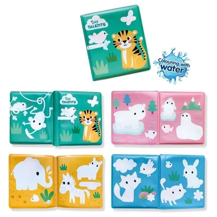 Livre pour le bain - Coloriage a l'eau - SES CREATIVE
