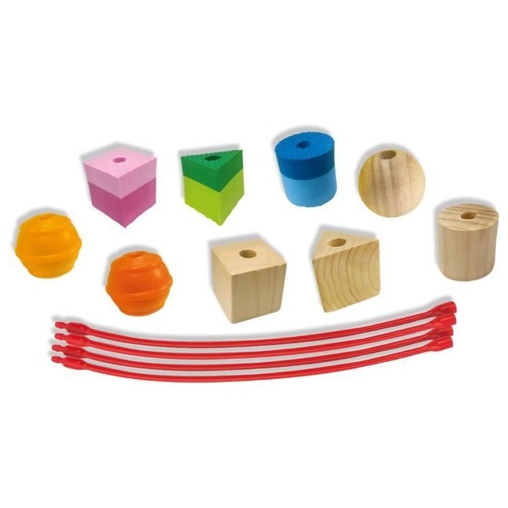 SES CREATIVE - 13102 - Perles sensorielles a lacer