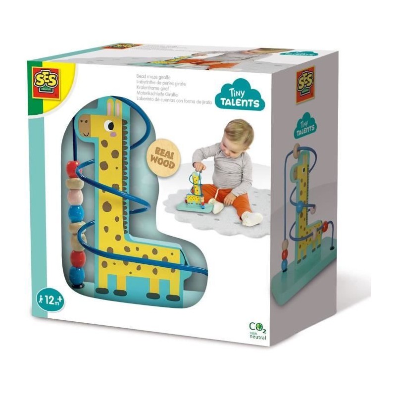 SES CREATIVE - Labyrinthe de perles girafe SES CREATIVE - Labyrinthe de perles girafe