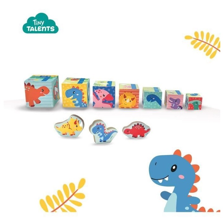 Tour de blocs a empiler avec figurines de dinosaures - Jeu d'adresse - SES CREATIVE - Tour empilable avec 3 figurines de dinosau Tour de blocs a empiler avec figurines de dinosaures - Jeu d'adresse - SES CREATIVE - Tour empilable avec 3 figurines de dinosau